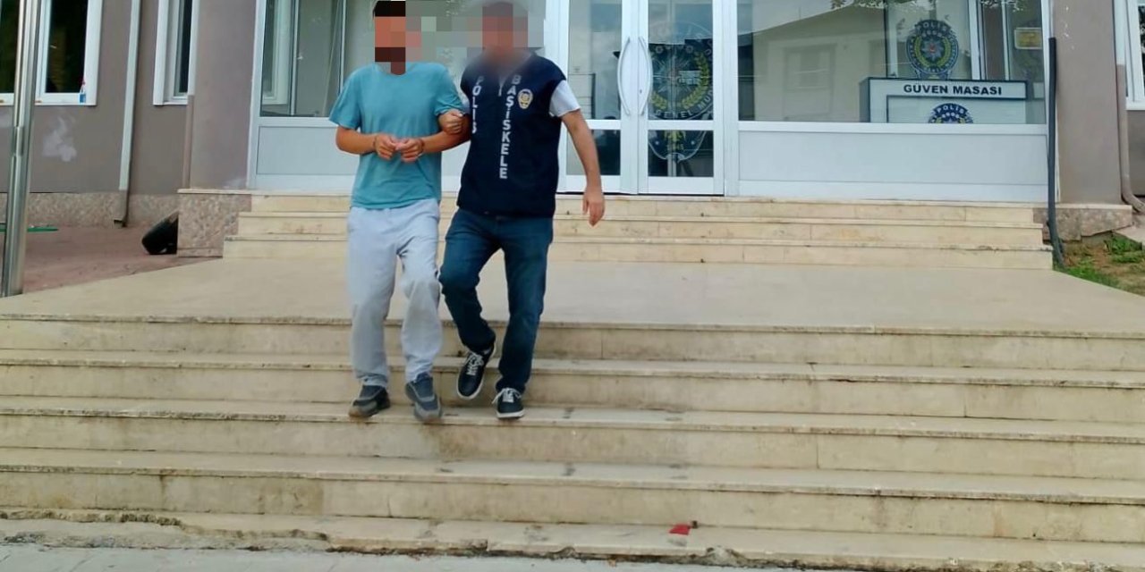 18  yıl hapis cezasıyla aranan yağmacı yakalandı