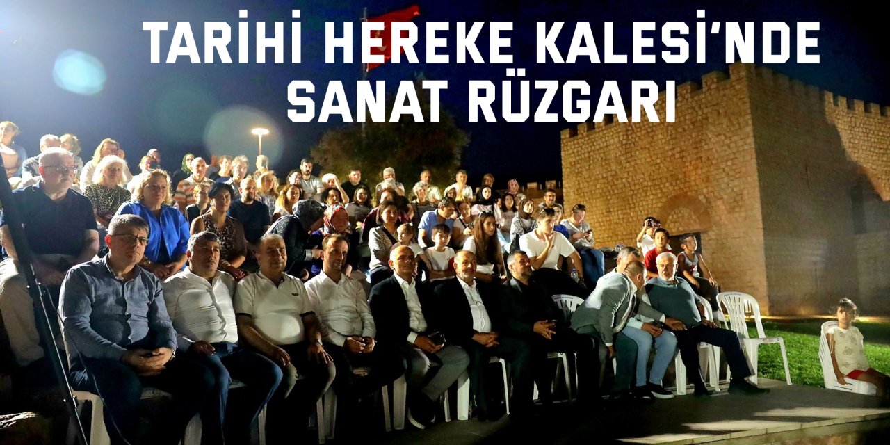 Tarihi Hereke Kalesi’nde sanat rüzgarı