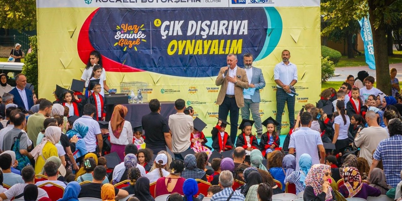 Lokomotif Çocuk Köyü’nde mezuniyet heyecanı