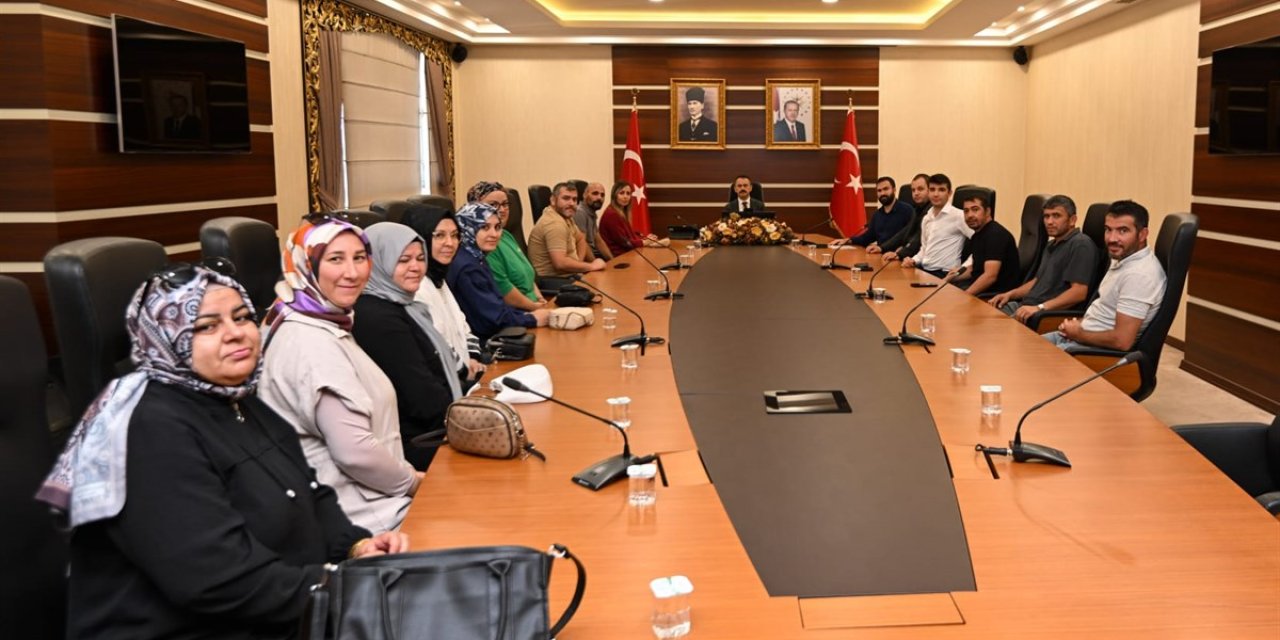 Vali İlhami Aktaş'a Ziyaret