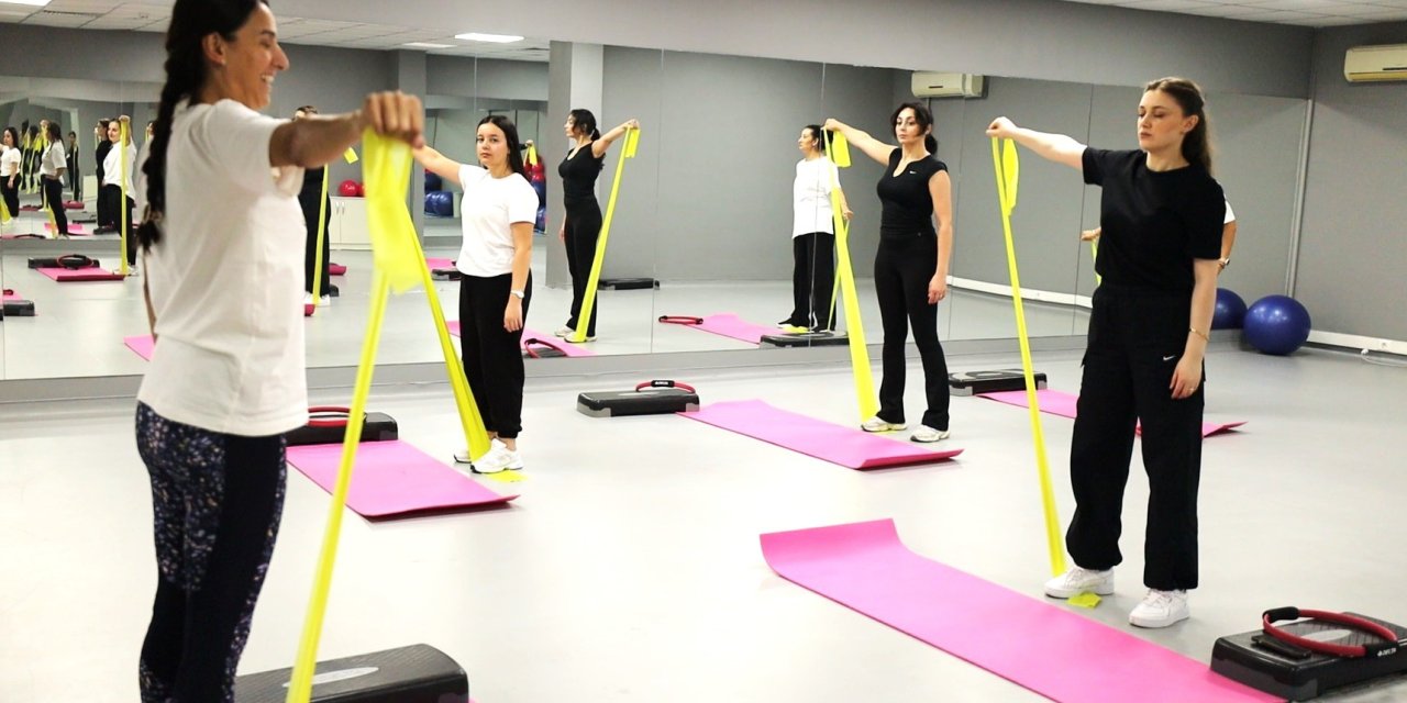 Kadınlara özel spor merkezlerine yoğun ilgi