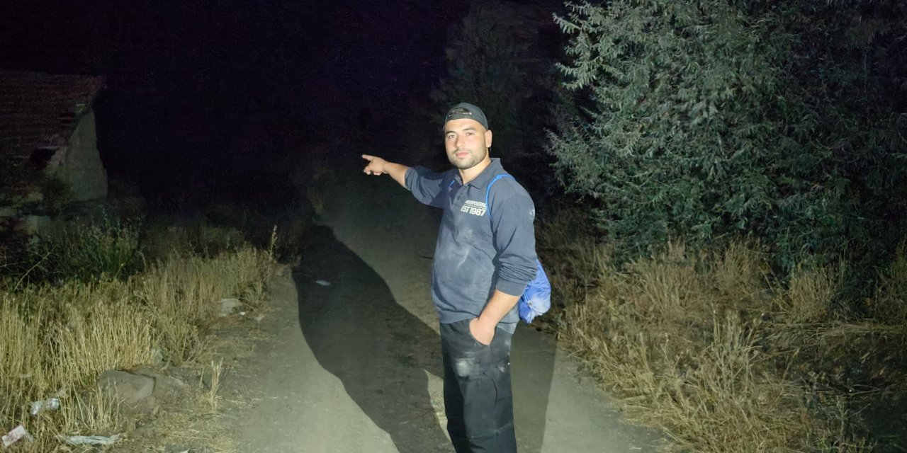 Terk edilmiş evlere girdi!