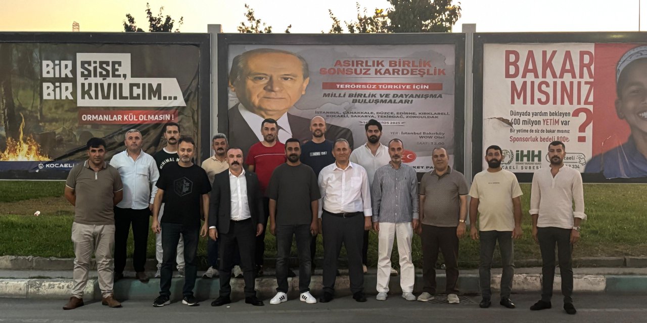 MHP Dilovası hazır! 12 mahalle tek yürek