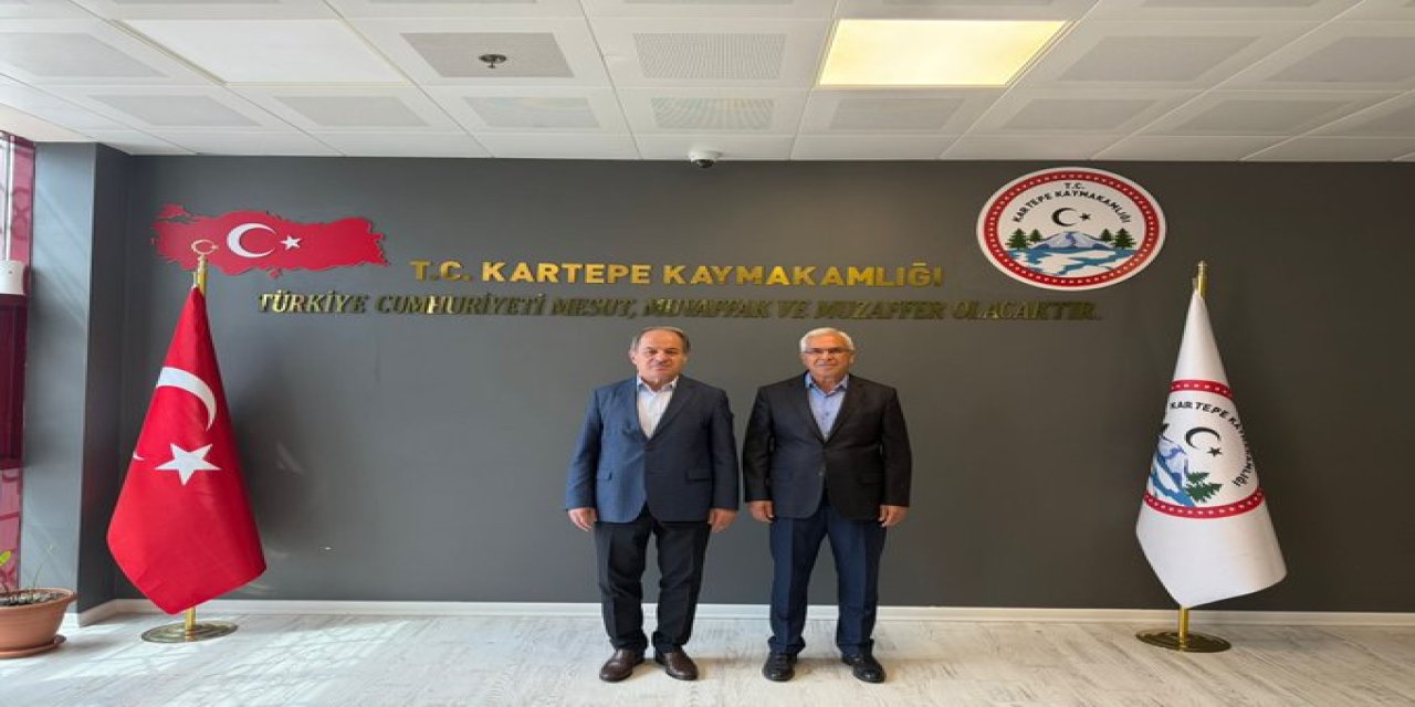 Kaymakam Dönmez’den Öztürk'e iade-i ziyaret