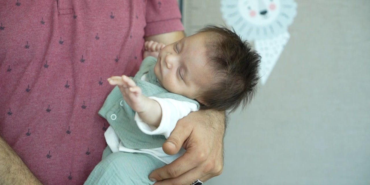 5 günlük bebekten 400 gramlık tümör çıkarıldı