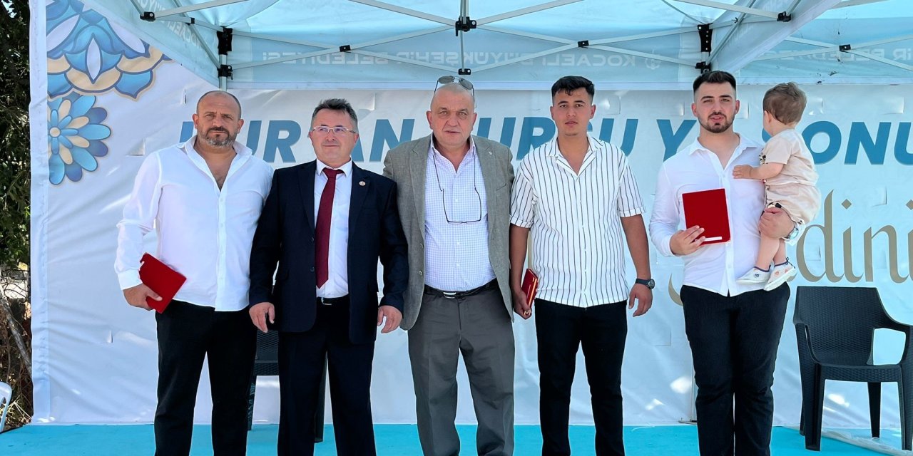 Kur&#039;an kursunu bitiren öğrencilere bisiklet sürprizi