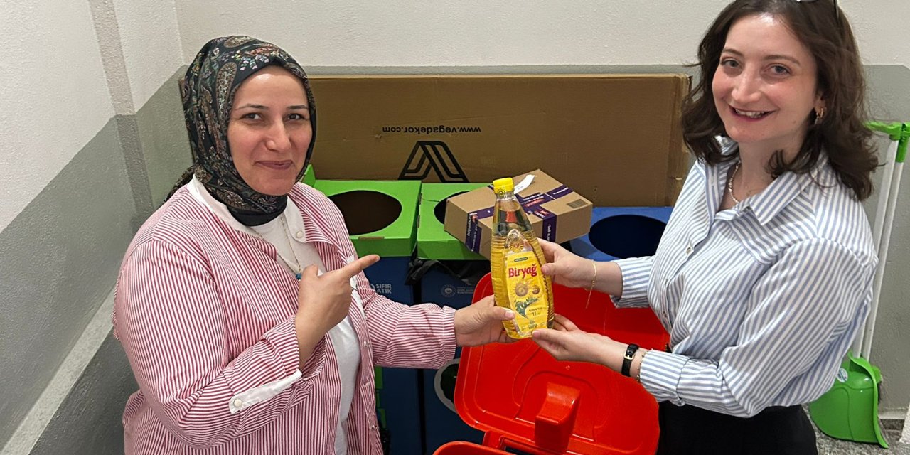 KO-MEK’ten geri dönüşüme 500 litre atık yağ