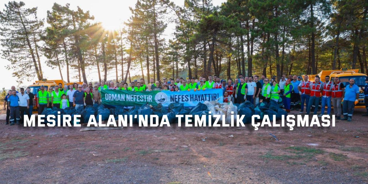 Mesire Alanı’nda Temizlik Çalışması