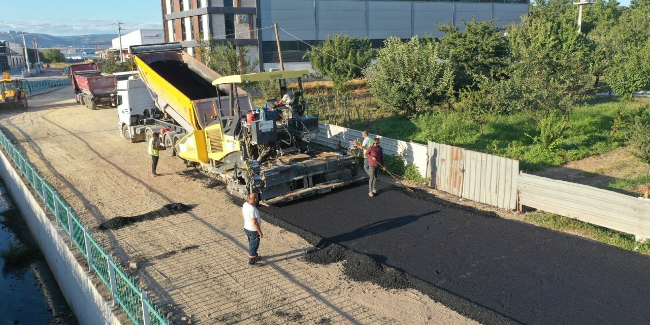 Başiskele'de asfalt seferberliği