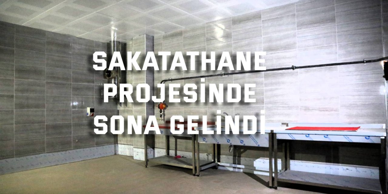Sakatathane projesinde sona gelindi