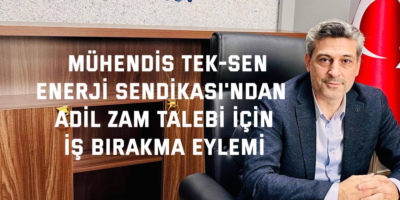 MÜHENDİS TEK-SEN ENERJİ SENDİKASI    Adil zam talebi için iş bırakma eylemi