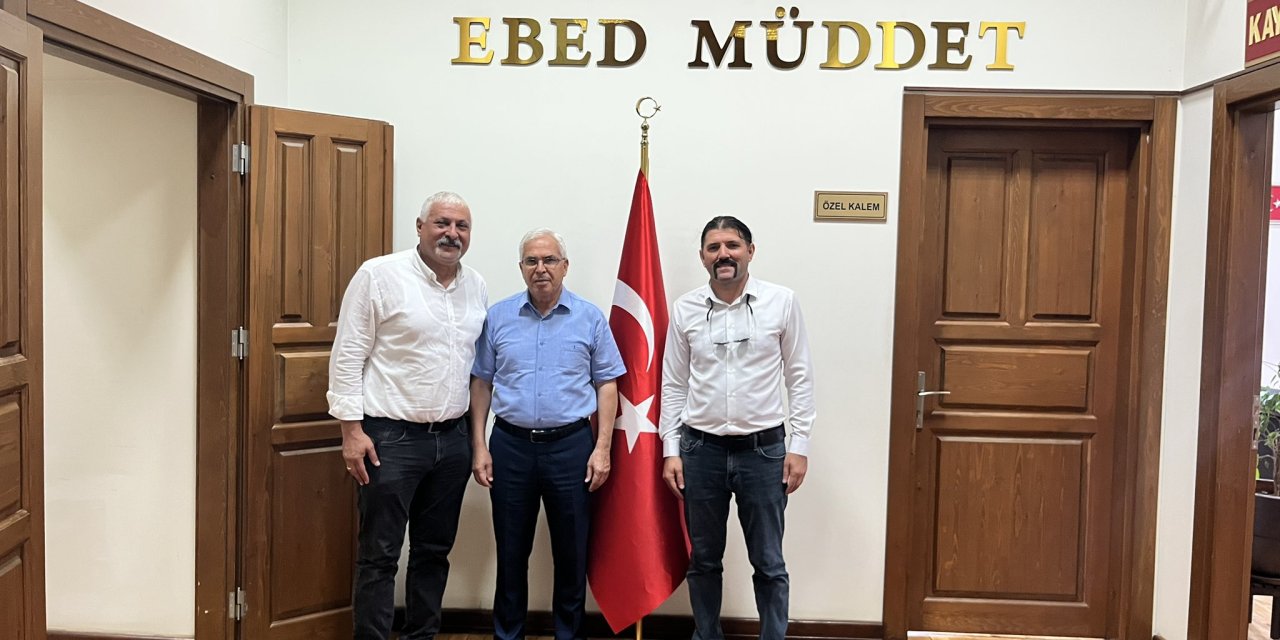 Hürriyetçi Eğitim-Sen’den  Kaymakam Dönmez'e Ziyaret