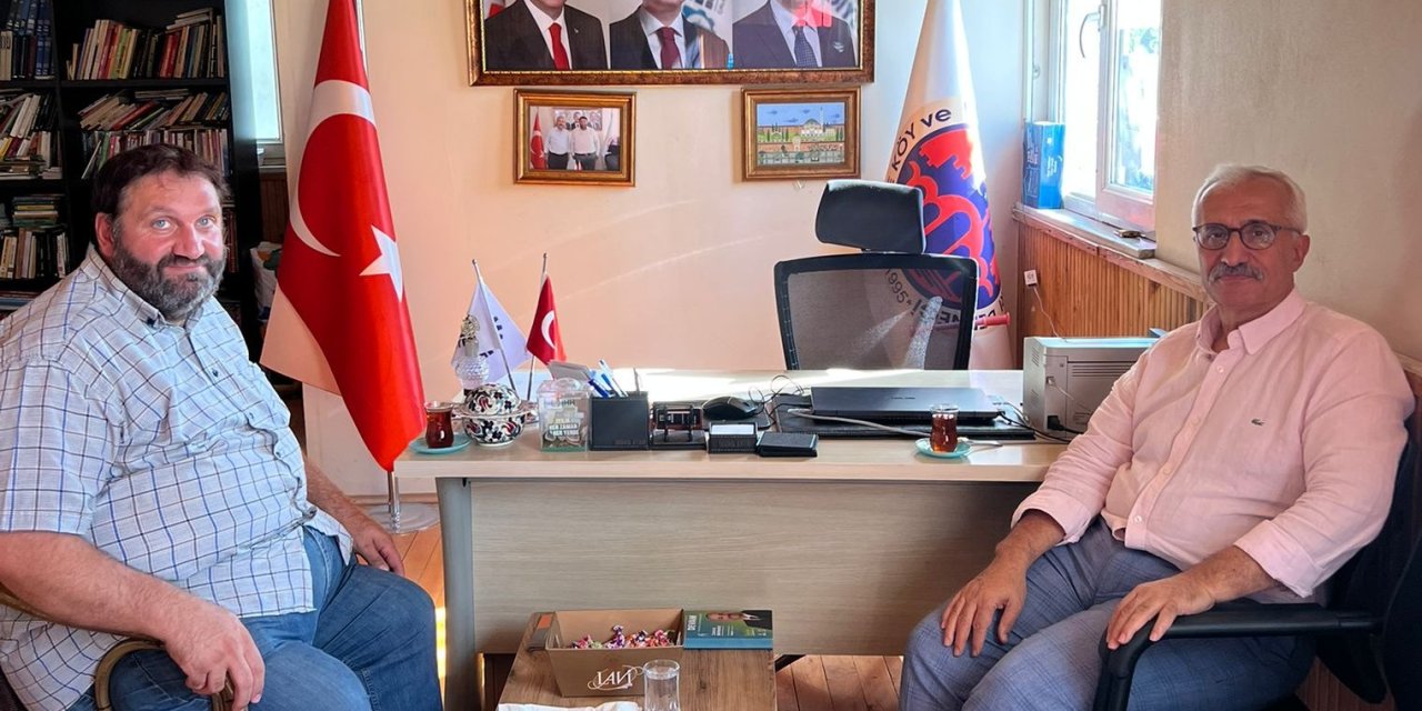 Kaymakam Özyiğit’ten, Muhtar İsmail Ayar’a Ziyaret