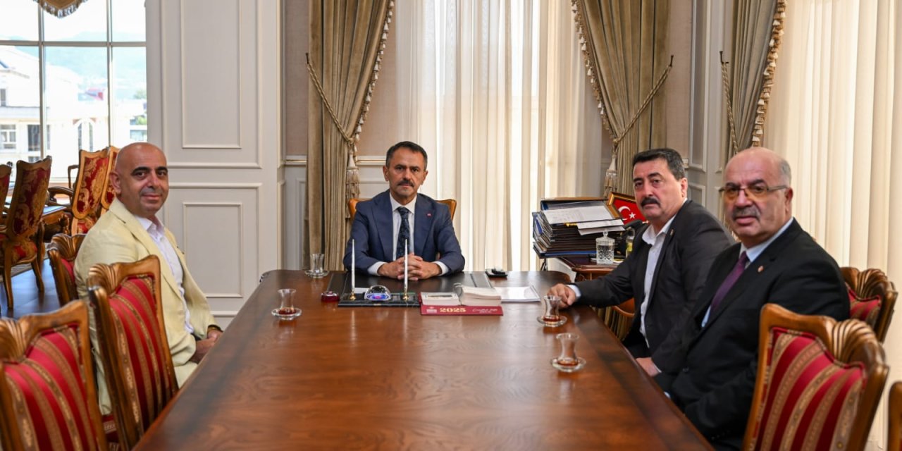 Erzurum Dernek Başkanlarından Vali Aktaş’a Ziyaret