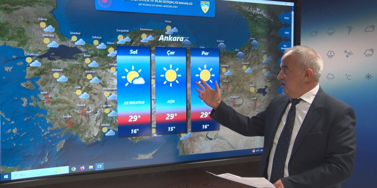 Hava sıcaklıkları mevsim  normalleri civarına düşüyor