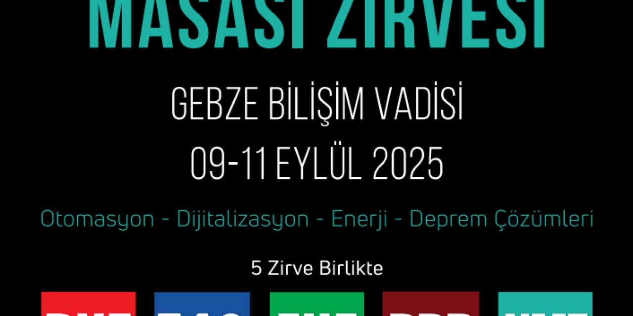 GTO’da 5 farklı zirve düzenlenecek