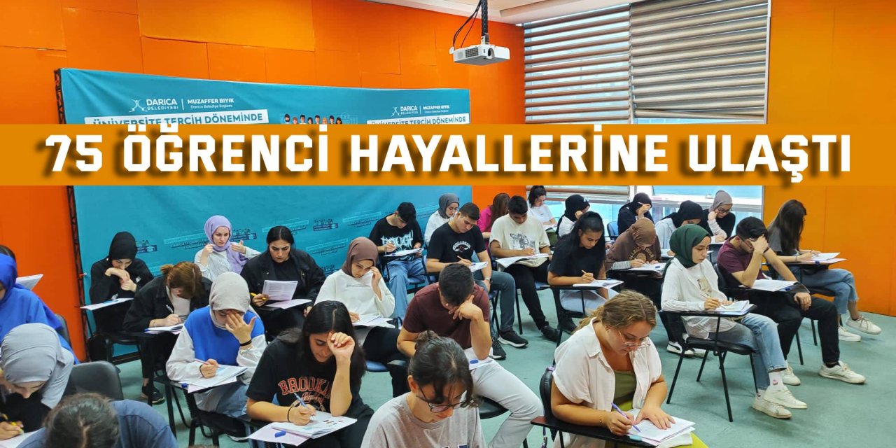 75 genç üniversite hayaline kavuştu!