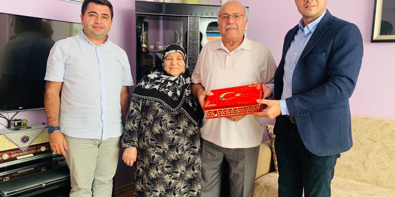 Kıbrıs Gazisi ailelerine anlamlı ziyaret