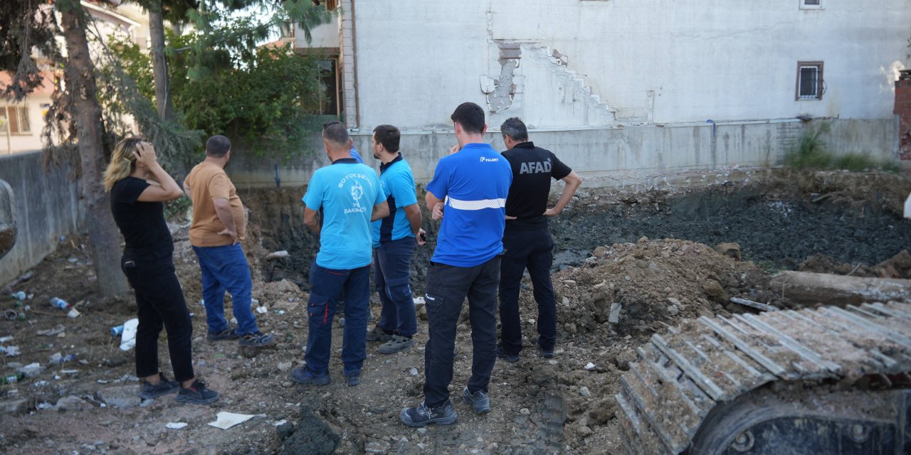 Doğal gaz borusu delindi