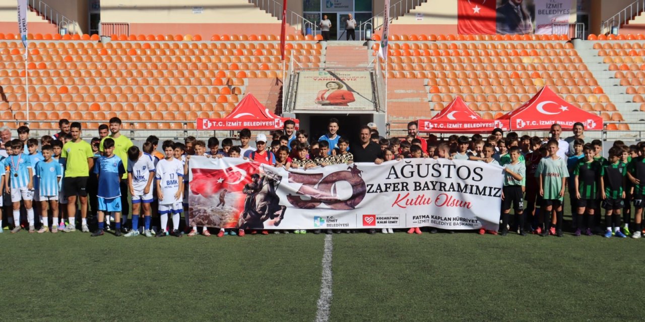 Zafer Bayramı futbol coşkusu yaşandı