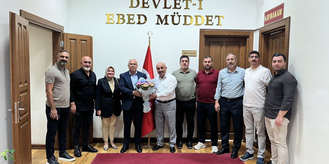 Kaymakam Dönmez'e  Hayırlı Olsun Ziyareti