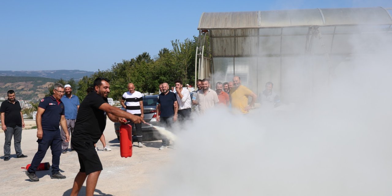 Kocaeli’de yangın güvenliği bilinci artıyor