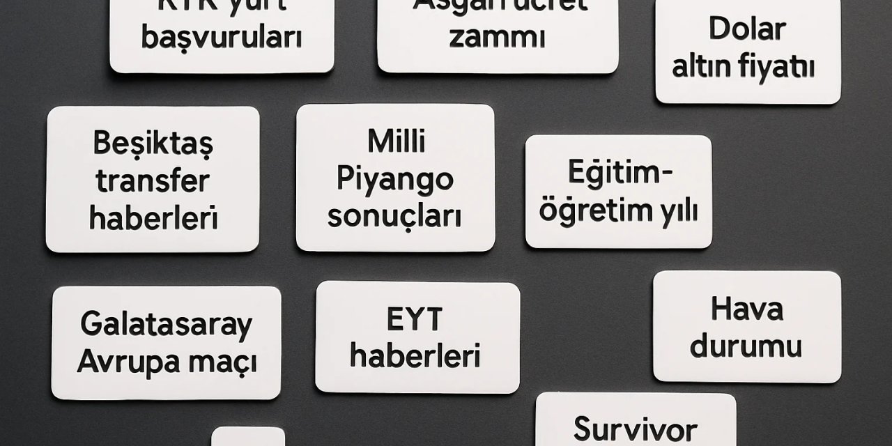 Türkiye’de Bugün En Çok Aranan Konular | 2 Eylül 2025 Google Trends Listesi