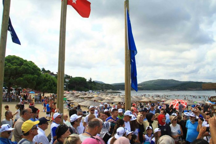 Plajlarda mavi bayrak heyecanı