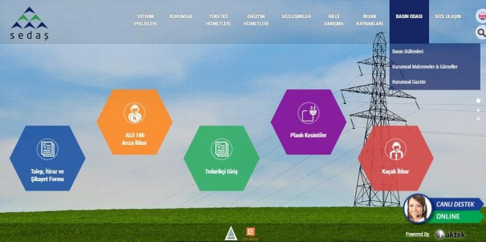 SEDAŞ yeniliklere devam ediyor