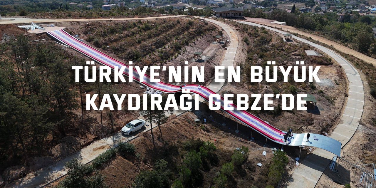 Türkiye’nin En Büyük Kaydırağı Gebze’de