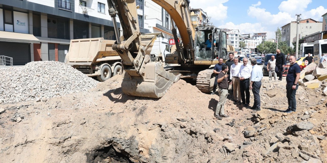 Çalışmaları yerinde incelediler