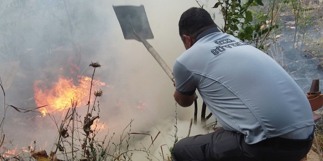 Yangını söndürmek içi devlet-millet seferber oldu