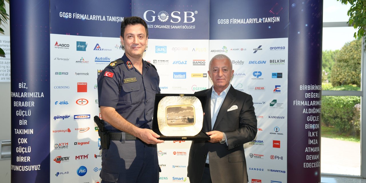 İlçe Jandarma Komutanından GOSB Ziyareti