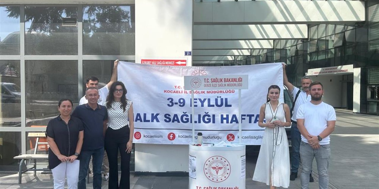 3-9 Eylül Halk Sağlığı Haftası Etkinlikleri Başladı