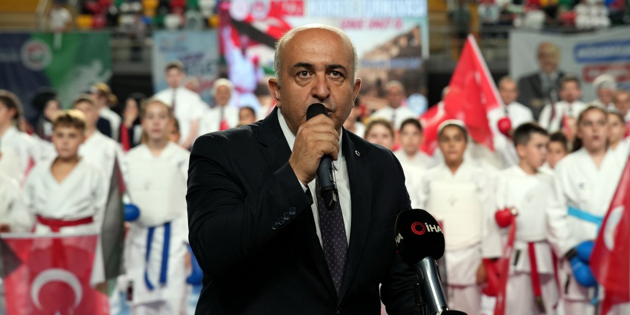 Gazze için karate turnuvası düzenlendi