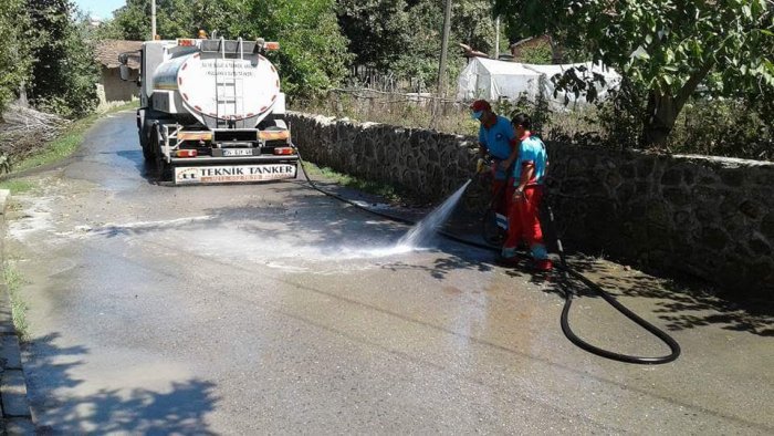 Yeni mahallelerde temizlik çalışmaları