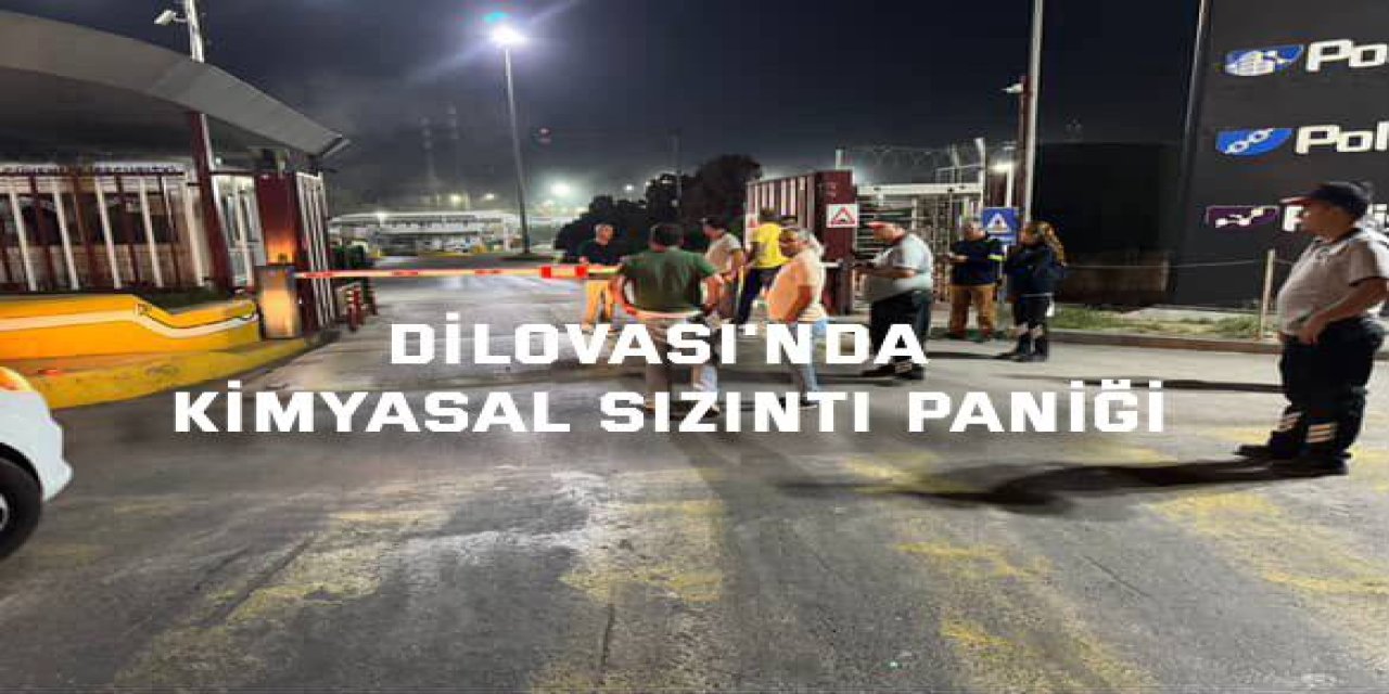 Dilovası'nda kimyasal sızıntı paniği