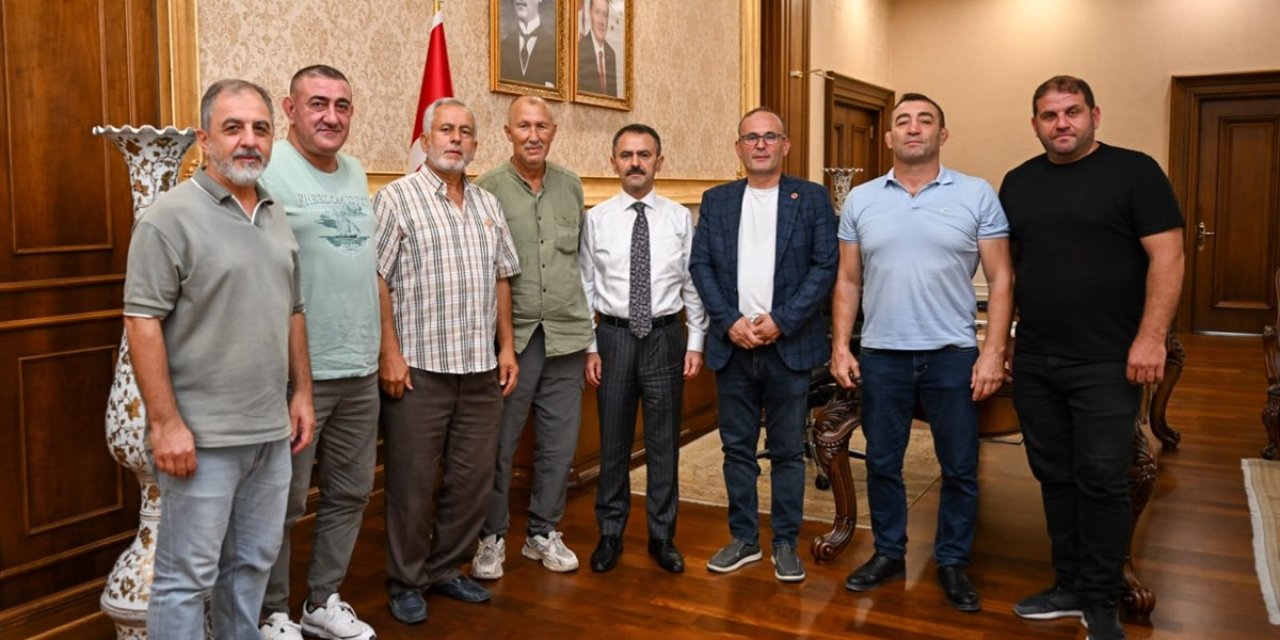 Vali Aktaş ile görüştüler