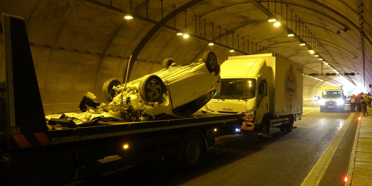 Otomobil takla attı: 1 yaralı