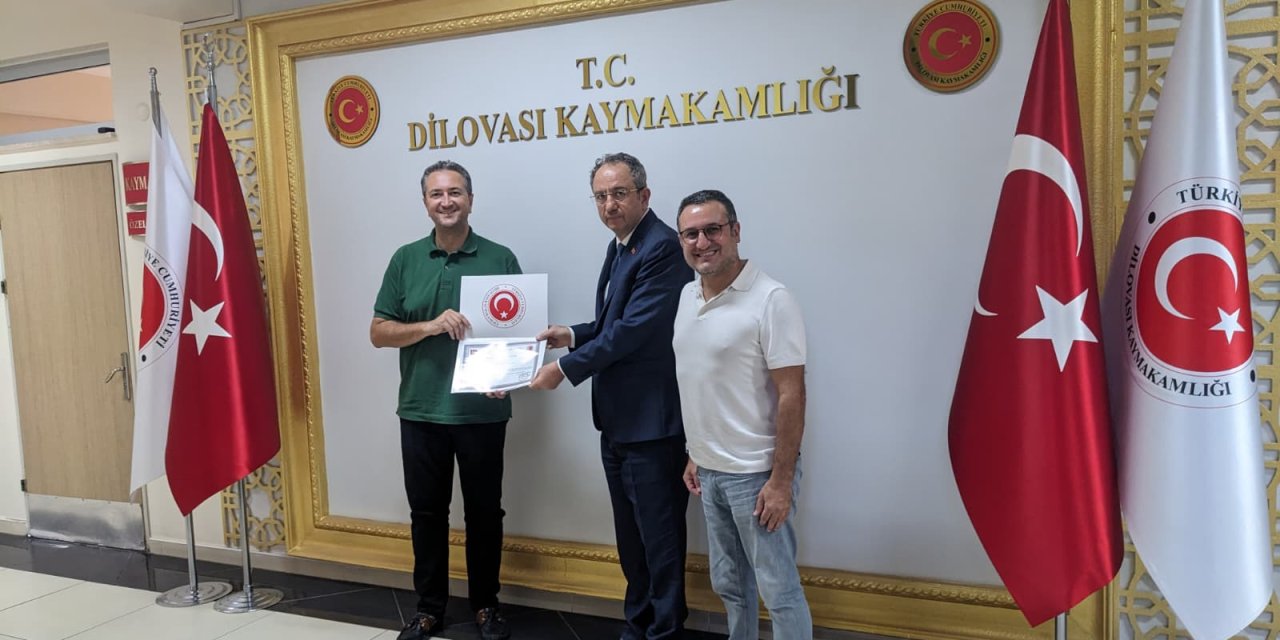 Dilovası Kaymakamlığı'ndan BASF'ye Başarı Belgesi