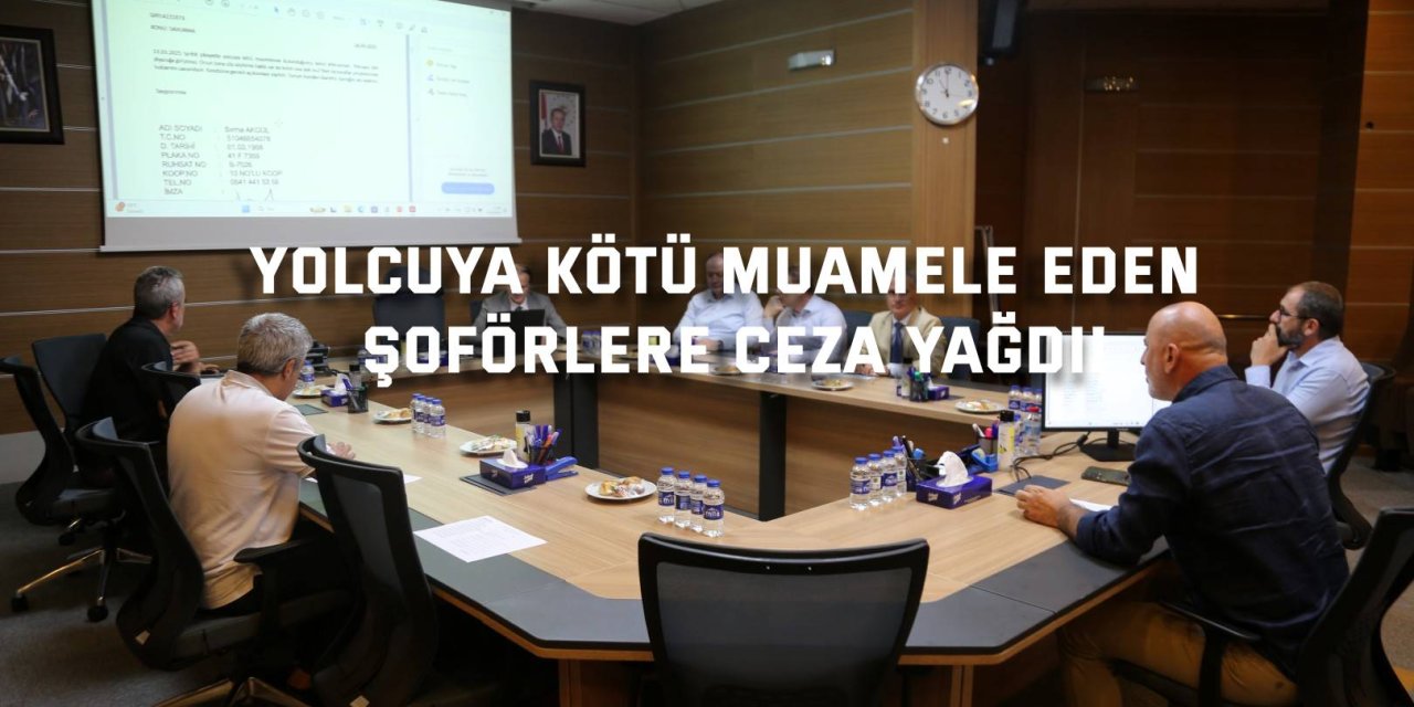 Toplu taşımada huzuru bozan 78 şoföre ceza