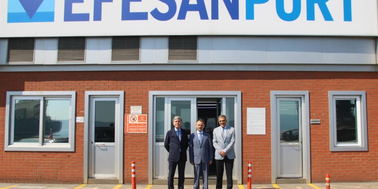 Vali İlhami Aktaş’tan  Efesanport Limanına Ziyaret
