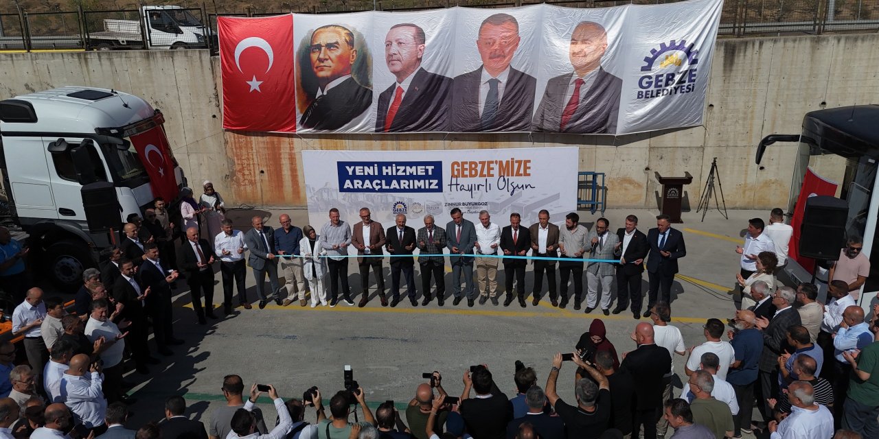 Gebze Belediyesi’ne 32 Yeni Araç