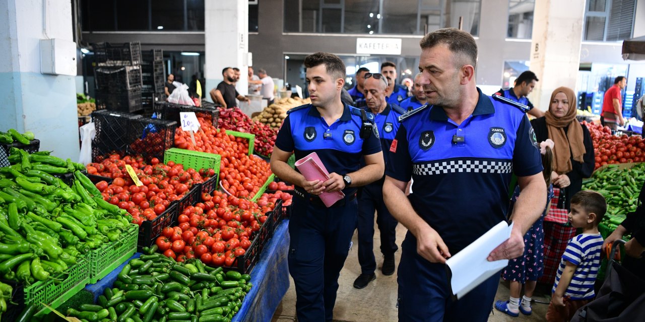 Çayırova Zabıtası’ndan pazar denetimi