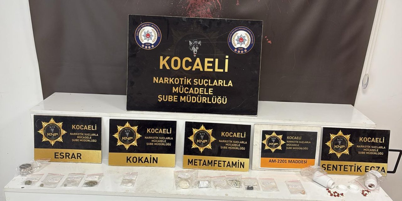 Kocaeli’de narkotik operasyonları: 9 tutuklama