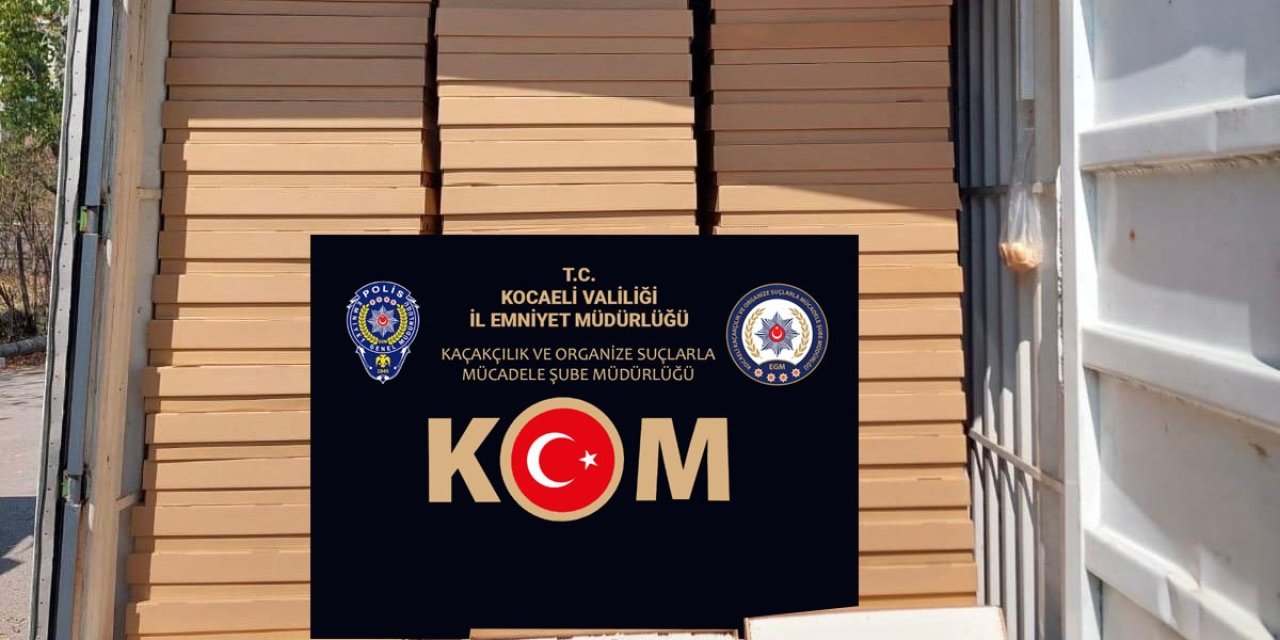 Ağzına kadar kaçak sigara filtresiyle doldurmuşlar