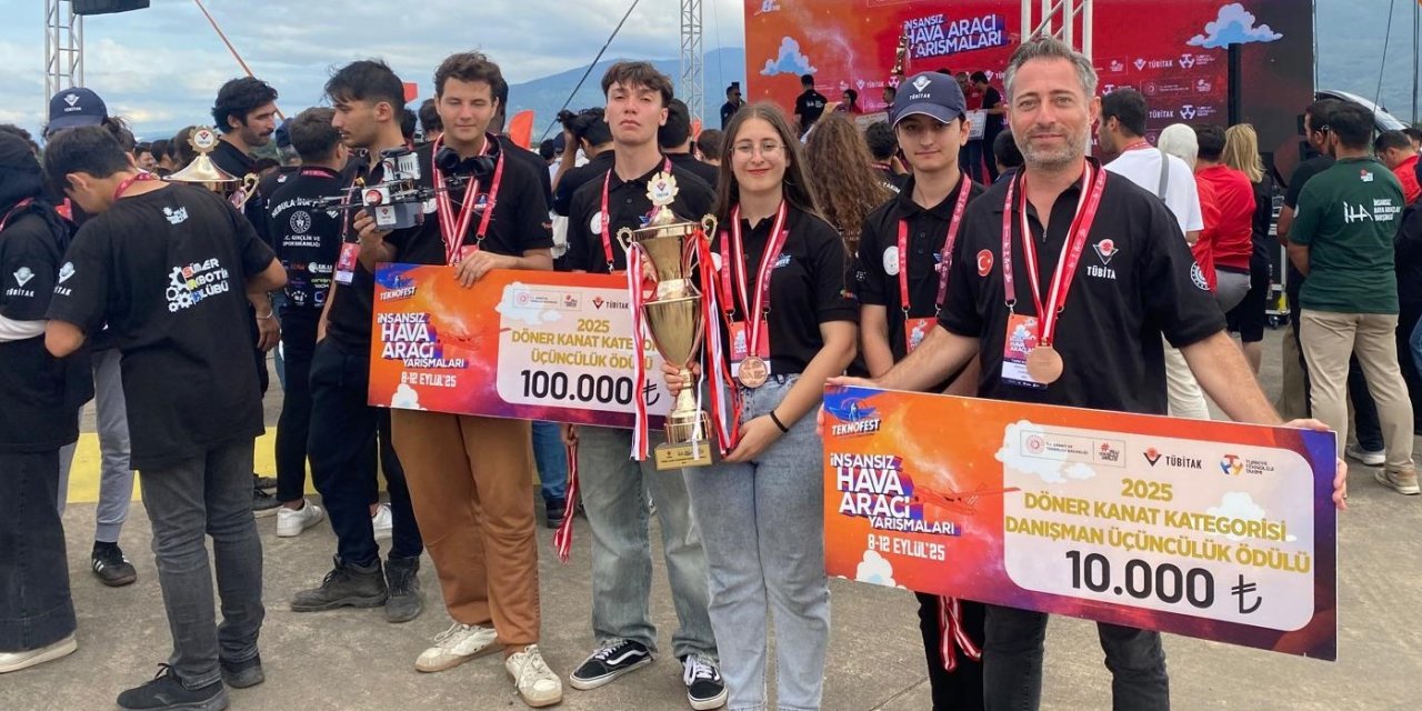 TEKNOFEST’te üçüncü oldu