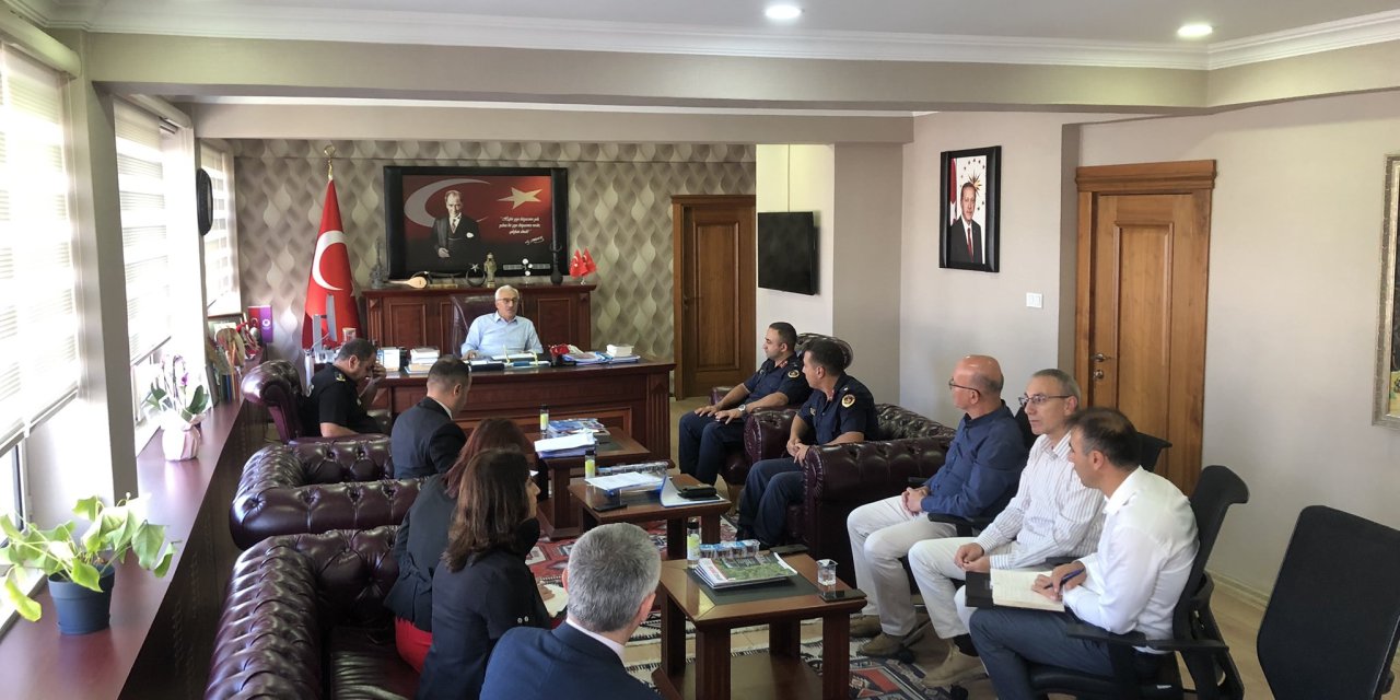 Gebze Kaymakamlığı'nda Toplantı Yapıldı
