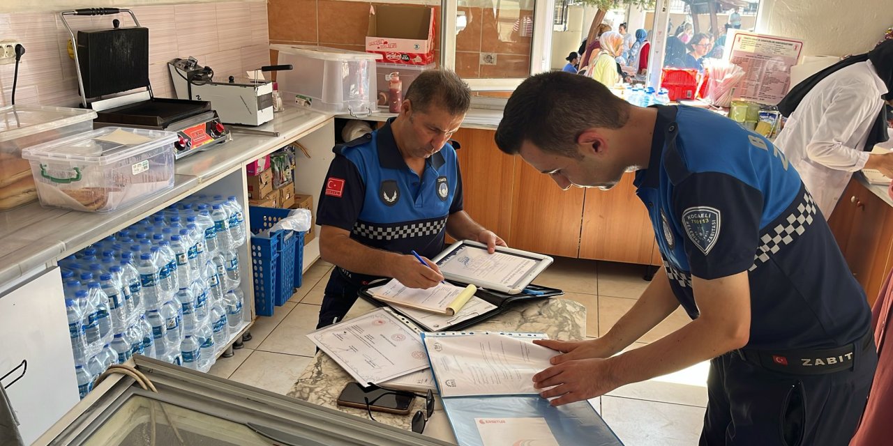 Zabıtadan okul kantinlerine sıkı takip