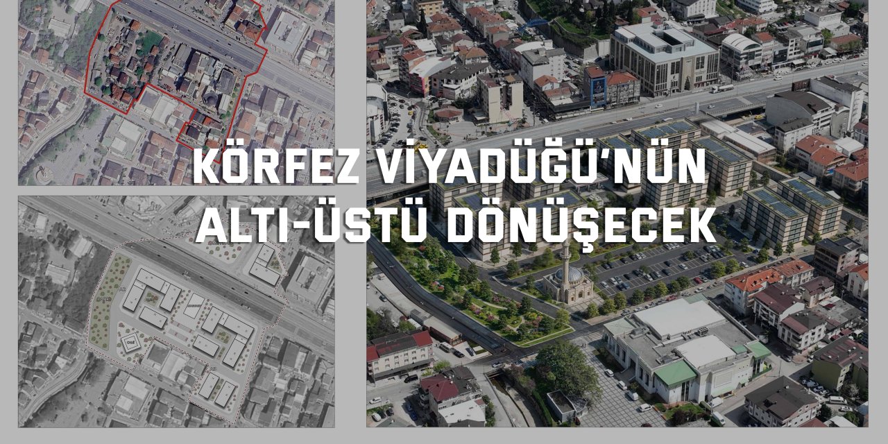 Körfez Viyadüğü’nün altı-üstü dönüşecek
